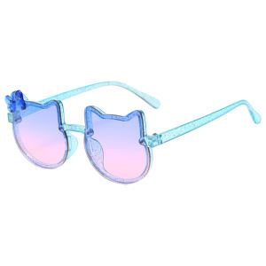 【YIDEA HONGKONG】Childrens Sunglasses UV Protection Cute Glasses Girls Soft Leg Silicone Sunglasses