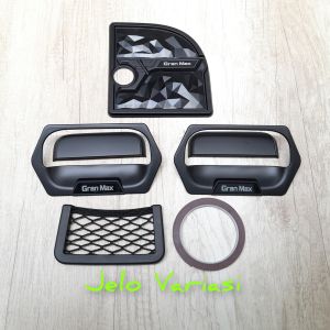 Paket Variasi Outer Pintu Handle Tank Cover Mobil Daihatsu Granmax Hitam