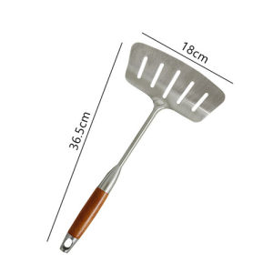stainless steel frying spatula wider flat spatula frying fish steak spatula kitchen frying spatula