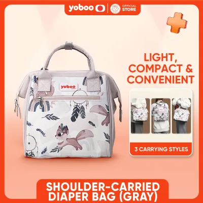 Yoboo Shoulder Carried Diaper Bag | Waterproof | Maternity Bag | Mommy Bag | Travel Bag | for Newborn Baby