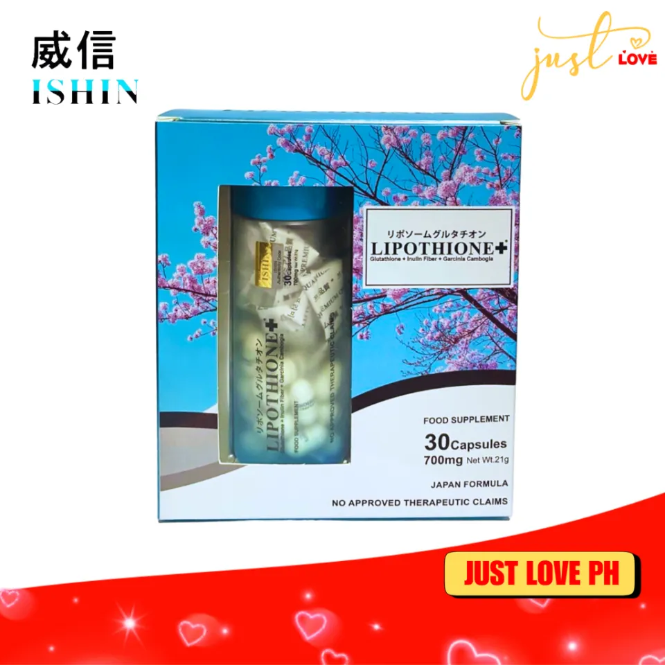 ishin glutathione fda approved RediClinic Glutathione Supplement: 100% Pure Japanese Glutathione with  Vitamin C for Radiant Skin main image 1