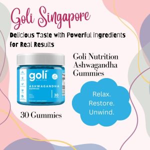 Goli Nutrition Ashwagandha Gummies – Natural Stress & Mood Support Supplement Vegan-Friendly Plant-Based Formula Non-GMO Gelatin-Free Gluten-Free – 30 Gummies