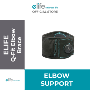 elife Q-Fit Elbow Brace (Elbow Support) [E-ELR006/MELQF01] (1 Pcs)