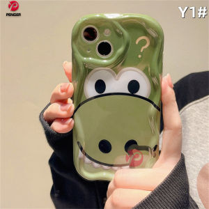 (Lokal Ready) PENGER Casing hp Realme C53 C55 C33 C31 C30 C35 C21Y C25Y C11 C20 C15 C12 C25S Realme 10 5 5i 6i C3 8 7 6Pro C2 8i 7i C17 3D Wavy Curved Edge Cute Dinosaurus Strawberry Bear Lotso Case Cover