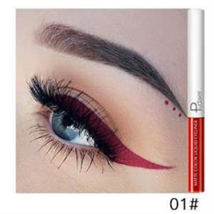 ✻15 Color Color Liquid Eyeliner Women Waterproof genuine goods Not Sizzy White Blue Brown Liquid Hard Head Eyeliner Long Lasting♡