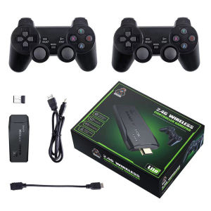 Video Game Stick 4K Console 2.4G Double Wireless Controller Game Stick M8 10000 Games 64GB Retro Games For PS 1/GBA Video Game Console Dropshipping