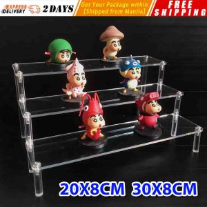 3 Tiers Acrylic Display Stand 3 Tier Riser Display Shelf Showcase for Action Figures Cupcakes Dessert Candy Treat Display 3-Tiers-Acrylic-Rack