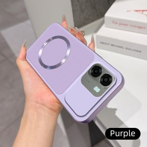 Simple For OPPO A6X A6C A6T A6 Pro A6K A6S A6i Plus Magnetic Back Cover Soft Leather Veneered Phone Silicone Casing