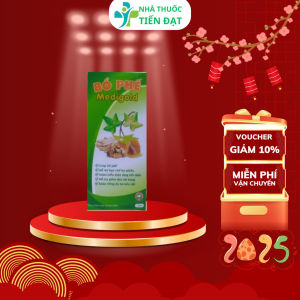 Siro ho bổ phế cao lá thường xuân Medigold - Hỗ trợ giảm ho đau rát họng