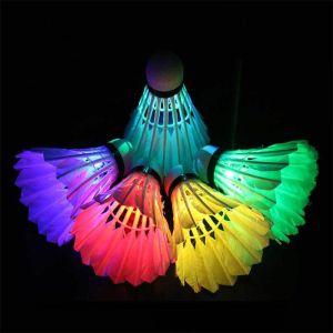 RGFV Luminous LED Badminton Dark Night Lighting Balls Lighting Badminton Badminton Accessories Colorful Luminous  Outdoor Sports