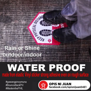 Social Distancing Wall Stickers: A Customizable Solution for Home Offices