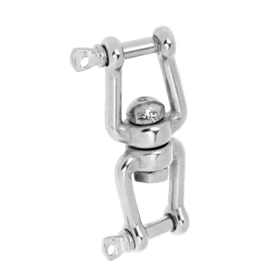 Moon AURORA 304 Marine Grade Stainless Steel Anchor Swivel Shackle - Double Shackle