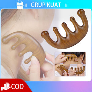 Sisir Pijat Kepala Bahan Kayu Cendana Untuk Pria Dan Wanita