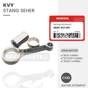 KVY STANG SEHER BEAT KARBU / SCOOPY KARBU / SPACY KARBU / BATANG PISTON KIT BEAT LAMA / STANG SEHER CONNECTING ROD KIT / CONROD / STANG PISTON SPACY / BATANG TORAK