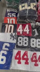 Chiefs Jets Saints Third Generation Jersey American Football Uniform Embroidered Version ample stock available