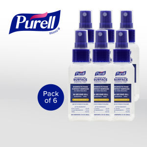 PURELL® Professional Surface Disinfectant - 59ml Spray Bottle (Pack of 6 Handy Bottles)