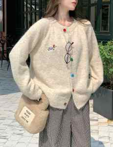 เสื้อคลุมผู้หญิงแขนยาว topcoat เสื้อกันหนาว เสื้อไหมพรม เสื้อคุม คาร์นิแกน เสื้อคลุมผญ ใส่ทำงาน อก42-48นิ้วยาว24นิ้ว ผ้ายืดผ้านุ่มฟรีไซส์2025