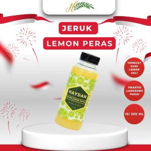 JERUK NIPIS HAYDAN | Jeruk Nipis Peras Murni | DIET| 250 ml | Tanpa Campuran