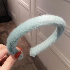 Băng đô cài tóc lông nhung mềm mại đáng yêu