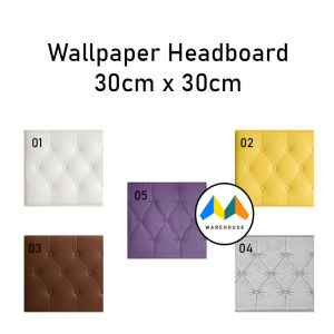 HT Wallpaper 3D Foam Sticker Headboard Dinding Busa Wall Foam Dinding Head Wall Stiker