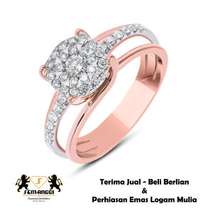 Cincin Berlian Semanggi Wanita - SMG 3058