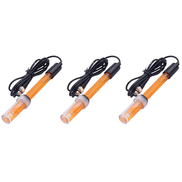 Elqubkan ORP Elektrodensonde – Messbereich ±1999 MV, BNC-Q9, Für Aquarium, Hydrokultur & Labor, 70cm Kabel