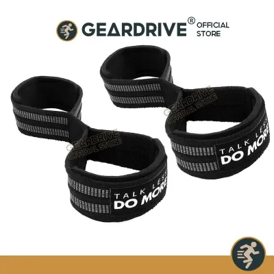 GEARDRIVE 1 Pair Figure 8 Weight Lifting Straps Weightlifting Powerlifting Sport Gym Fitness Bodybuilding Barbell Wrist Support