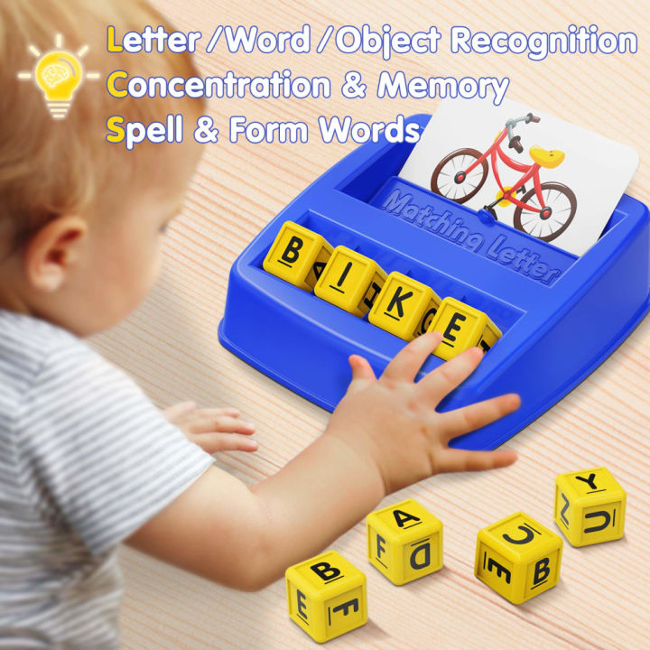 Educational Toys for 3-5 Year Old Boy Girl Gifts Matching Letter