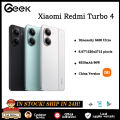 Original Xiaomi Redmi Turbo 4 5G CN ROM Dimensity 8400 Ultra 1.5K 120Hz 50MP 90W 6550mAh IP68. 