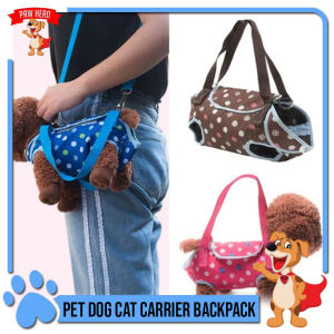 PAWHERO Pet Dog Cats Carrier Backpack Outdoor Travel Breathable Leg Out Shoulder Hand Bag (FOR SMALL BREEDS ONLY)