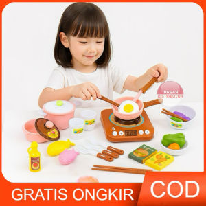 Mini Kitchen Toys Childrens Food Cookware Pot Pan Cooking Play House - Mainan Anak Mainan Anak Perempuan - Mainan Anak Laki Laki