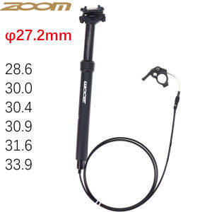 Zoom Dropper Seatpost Height Adjustable MTB Internal External Routing 100MM Travel Bike Seat Post 27.2 30.9 31.6 385MM Kindshock