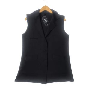 Vest Wanita Terbaru Gaya Korea Style Rompi Anisa Knit Warna Pastel Scuba Premium