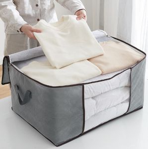 New Design Large Storage Bag Box  Clothes Quilt Duvet Laundry Pillows Plus Size 大号储物袋盒