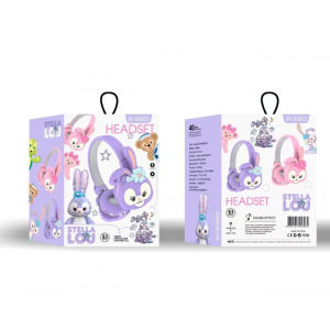 Kids Over-ear Bluetooth Headphones Cute Pink Wireless Headphones Girls Boys Online Class Music Game Headset Children Birthday Gift