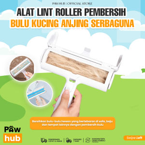 PAWHUB Alat Lint Roller Pembersih Bulu Kucing Anjing Serbaguna (Pakaian Sofa Kasur Karpet) / Roll Pet Hair Removal