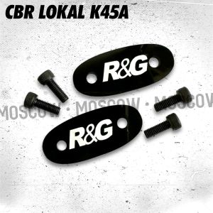 PENUTUP LUBANG SPION MOGE COVER TUTUP SPION KACA DEPAN MIRROR BLANKING CBR LOKAL CBR K45A CBR THAILAND GSX 150 GSX150 NINJA 150 RR NEW MIROR BLANGKING AKRILIK HITAM TEBAL 3 MM FREE BAUT + STIKER PNP