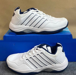 giày tennis pickleball prince 7076 mẫu mới màu trắng đen phù hợp cho nam bảo hành 12 tháng êm chân thoáng khí bám sân tốt