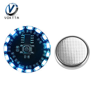 VOKTTA Ice Blue/Emerald Green/Soft Warm White/Cherry Blossom Pink 1x16 Modes Push Button Flowing Light LED Light Push Button Switch Push Button Control Flowi