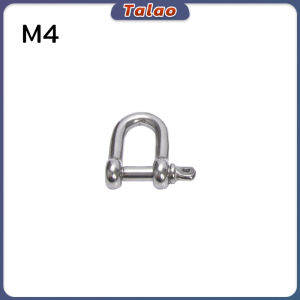 Talao D-Type/U-Shaped Shackle Buckle D Ring Lock Bow Shackle Wire Rope Fastener Hardware Accessorie M4 M6 M8