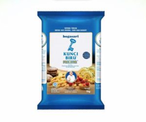 Tepung Kunci Biru 1 kg: Tepung Protein Rendah