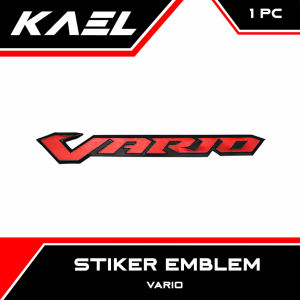 Emblem Logo Honda Vario 3D Timbul Muncul  Stiker Satuan 1 Pc Biru Emas Silver Emas