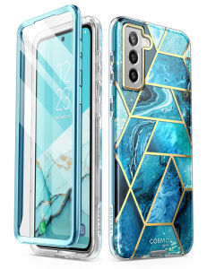 i-Blason Cosmo Case for Samsung Galaxy S22 5G 2022 Release Slim Stylish Protective Bumper Case with Built in Screen Protector