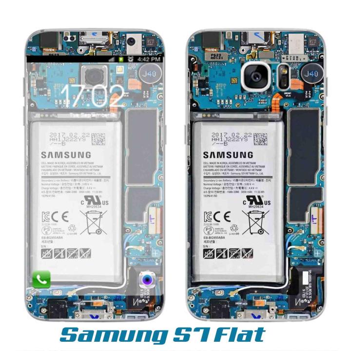 Oddstickers for Samsung S7 flat S7 Edge Skin Cover Sticker PVC