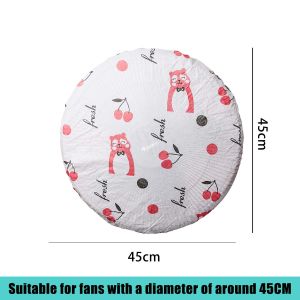 5 cái vỏ bọc quạt chống bụi sàn có thể giặt được chống bụi đứng quạt điện tròn Ốp bảo vệ hộ gia đình phổ lưu trữ Bìa