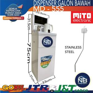MITO MD555 SENCHA Dispenser Multifungsi MD 555 Dispenser Galon Bawah