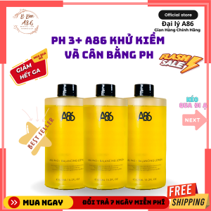 PH 3+ A86 KHỬ KIỀM VÀ CÂN BẰNG PH - Bổ sung Vitamin và protein cho tóc - Hàn gắng liên kết bên trong sợi tóc - Sử dụng siêu tiết kiệm chỉ vài giọt - 100% đánh giá 5 Sao từ TikTok shop – Dung tích 450ml
