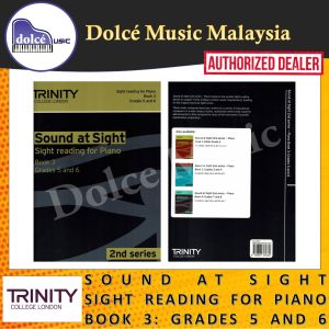 Trinity - Sound at Sight - Sight Reading for Piano Book 3 - Grades 5 and 6