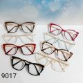 FREE BOX DAN LAP Frame kacamata Cat Eye 9017 |Photocromic |Blueray Minus | bisa request Minus | Frame Kacamata Wanita Cat Eye 2001 FREE LENSA BLUERAY | PHOTOCHROMIC | MINUS  ANTI RADIASI. 