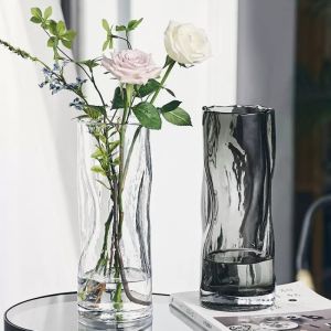 European Style Creative Glass Vase Sunflower Rose Daisy Bedroom Entrance Hall Home Decoration Flower Hydroponic Container